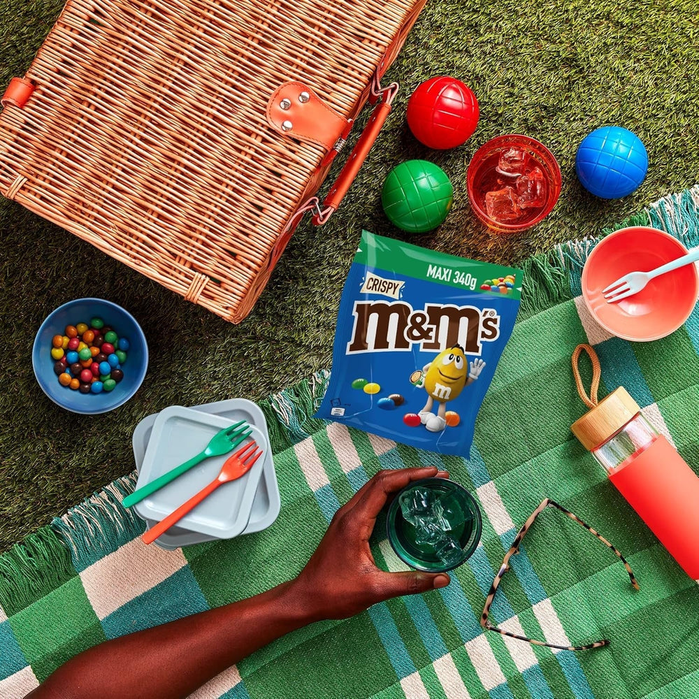 M&M'S Crispy, chipsuri de ciocolată cu miez crocant Bomboane de Ciocolata Naty Shop