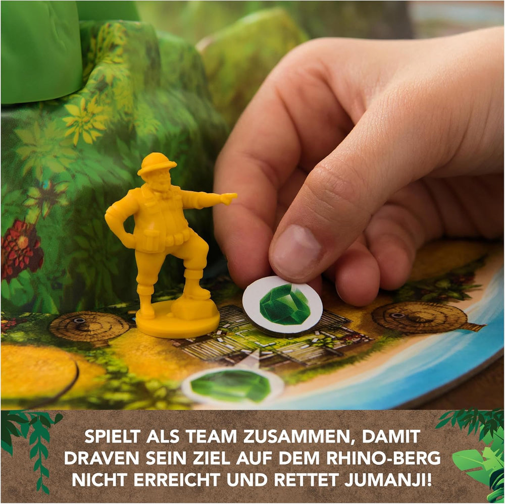 Spin Master Games - Jumanji Stampede - un joc de aventură 3D cooperativ de amploare pentru întreaga familie, 2-4 jucători, cu vârsta de 8 ani și peste