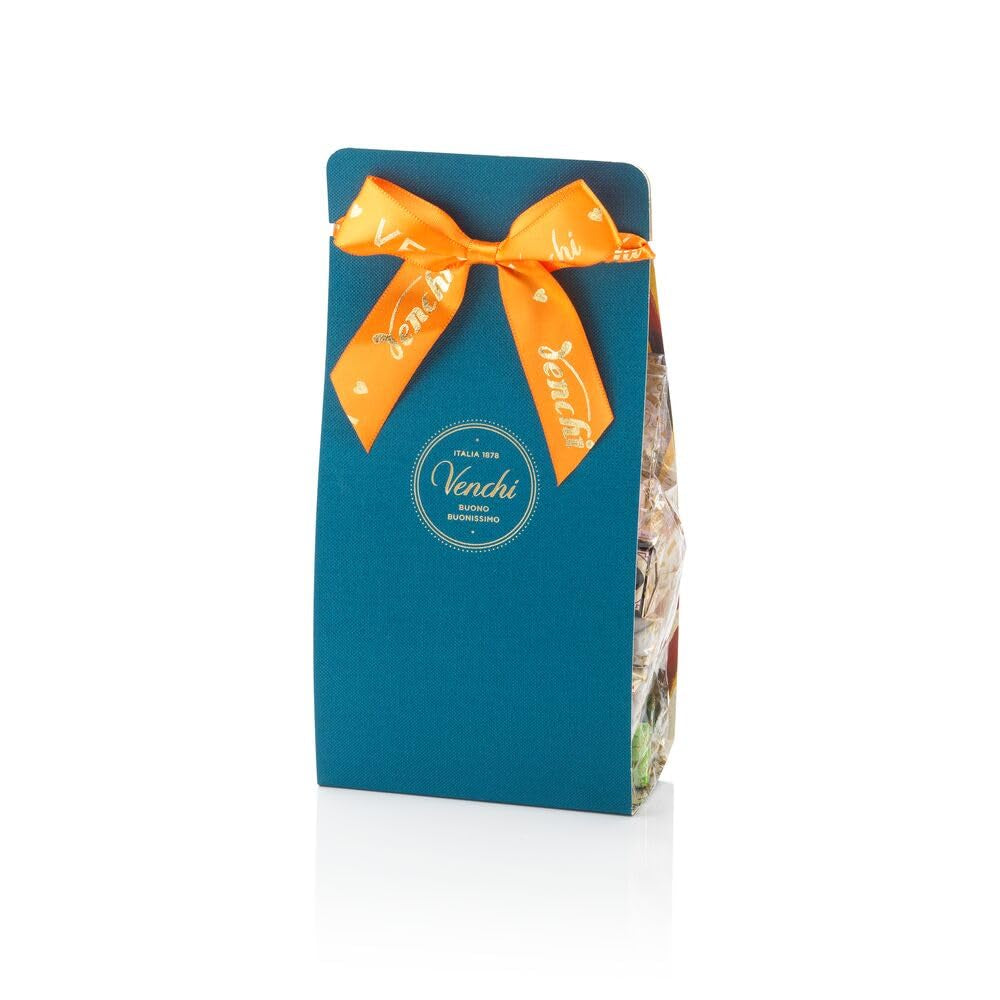 Venchi – Colecția Murrine – Cutie cadou cu ciocolate Cremino asortate, 407 g – Cu alune de pădure IGP Piemont – Idee de cadou – Fără gluten