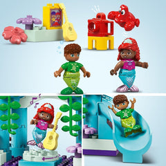 LEGO DUPLO | Disney Ariel's Magical Underwater Palace, jucărie educativă pentru Ariel sirena, castel subacvatic pentru copii cu vârsta de peste 2 ani 10435 Seturi de constructie Besuche den LEGO-Store