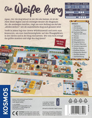 KOSMOS 683948 Castelul Alb, La Curtea lui Daiymo, joc de strategie cu un mecanism special de zaruri, joc de societate pentru 1-4 jucători cu vârsta de 12 ani și peste, joc pentru cunoscători