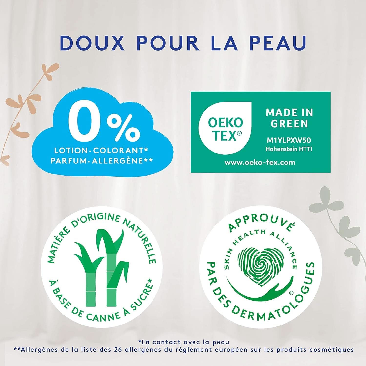 Lotus Baby Douceur Naturelle – scutece, marimi diverse, pachet 1 lună Mama si Copilul Naty Shop