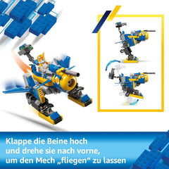 LEGO Sonic the Hedgehog Cyclone Vs. Metal Sonic - Jucărie Mechs de colecționat cu 2 minifigurine de jocuri video - Idee de cadou pentru băieți și fete de la 8 ani și adolescenți fani ai jocurilor 77002 Seturi de constructie Besuche den LEGO-Store