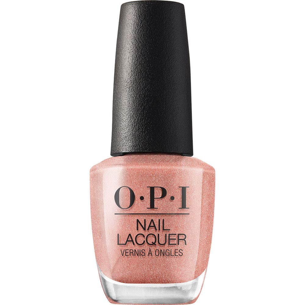 OPI Nail Lacquer Pink Shades – Oja cu uscare rapidă, rezistentă la ciobire și de lungă durată – durează până la 7 zile – cu pensulă ProWide extra-lată