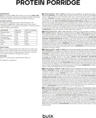 Fulgi de ovăz proteici completi, fulgi de ovăz cu conținut ridicat de proteine, zer, conținut ridicat de fibre, terci proteic, măr-scorțișoară, 2,5 kg