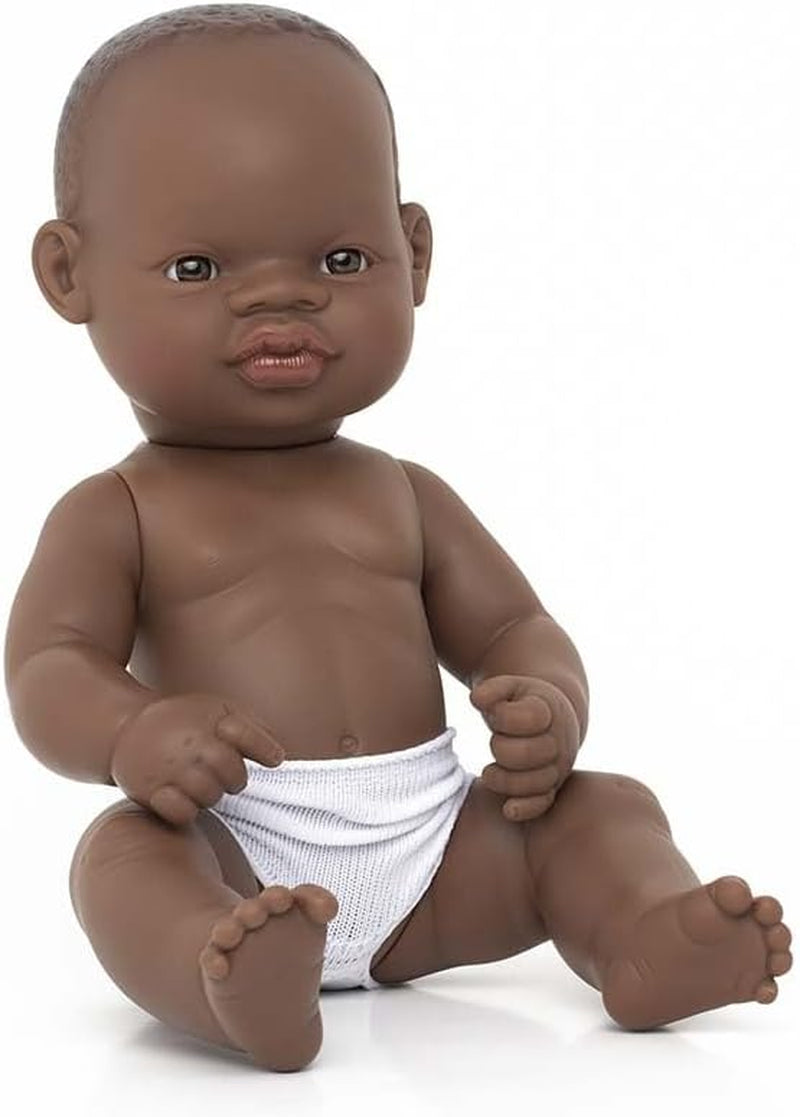 Miniland 31037 - Baby südamerikanischer Junge Tüte - ohne Unterwäsche, 32 cm