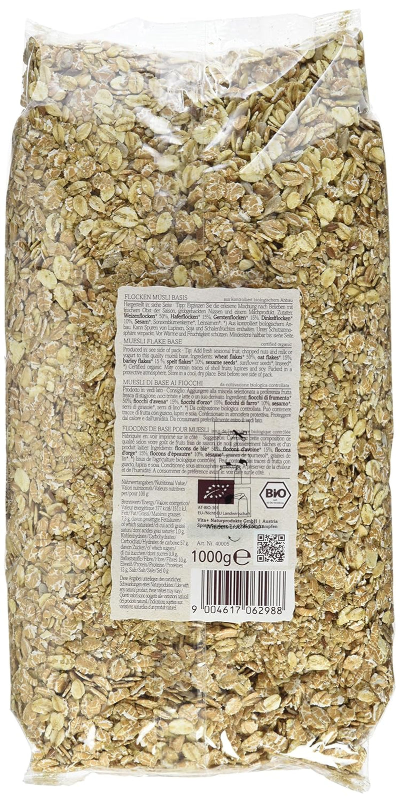 Verival Flakes Bază Muesli - Organic, pachet de 6 (6 x 1 kg)