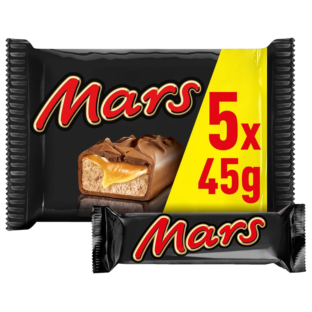 Batoane de ciocolată Mars, caramel, ciocolată, 1 pachet de 5 batoane (1 x 225 g) (pachet de 2)