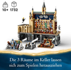 Castelul Hogwarts LEGO Harry Potter: Sala Mare, jucărie de colecționat, cu 11 minifigurine, inclusiv Hermione Granger, cadou magic pentru băieți și fete 76435 Seturi de constructie Besuche den LEGO-Store