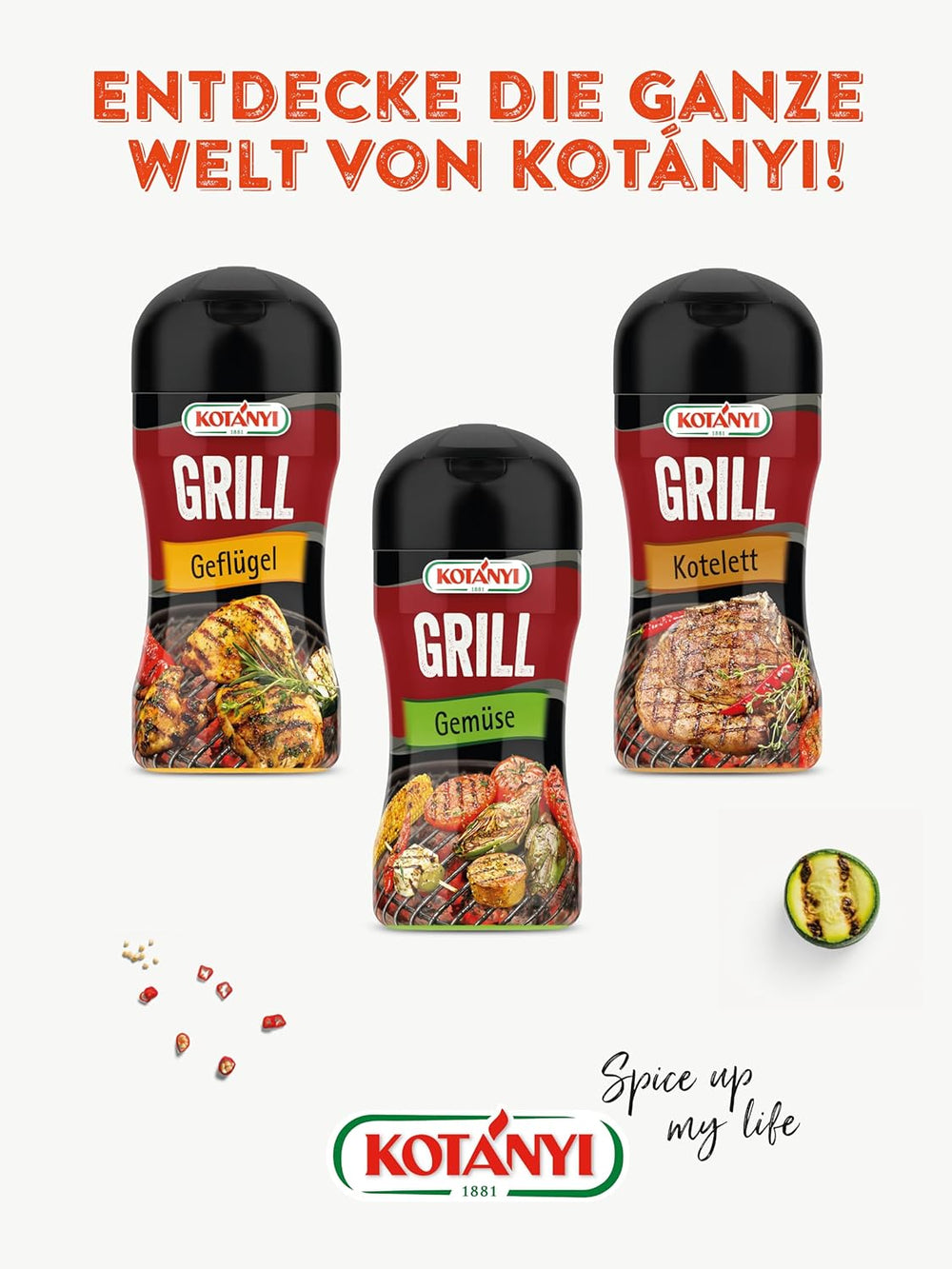 KOTÁNYI Original Style Grillgewürz 80g - Kartoffel-Gewürz für Pommes, Bratkartoffeln und Potato Wedges- Gewürzmischung zum Grillen - [Jetzt für die nächste Grillparty bestellen!]