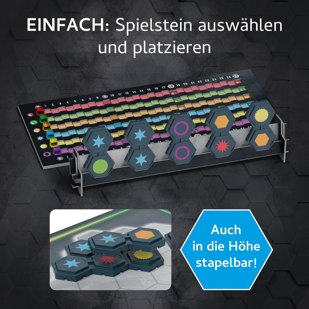 KOSMOS 684006 Pur și simplu ingenios 3D, cu cărămizi 3D de înaltă calitate. Descoperă noi posibilități, joc de societate pentru întreaga familie de la 10 ani în sus, cadou, joc de familie pentru 1-4 jucători, joc de petrecere