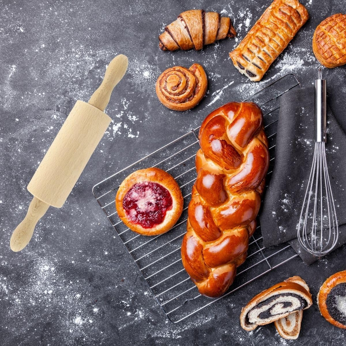 Fackelmann 521146 Sucitor mic din lemn, 23,5 x 4,5 cm, maro