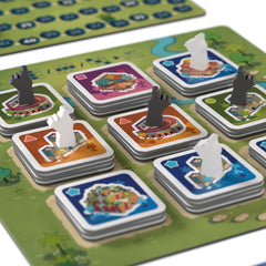 Game Factory 646044 Un oraș pentru Amytis, joc captivant de dueluri, joc tactic pentru 2 jucători cu vârsta de la 10 ani în sus, joc de societate pentru 2 jucători, joc de petrecere