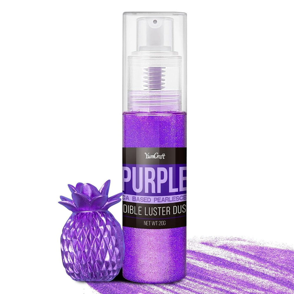 Spray glitter comestibil, 20 grame Naty Shop Violet