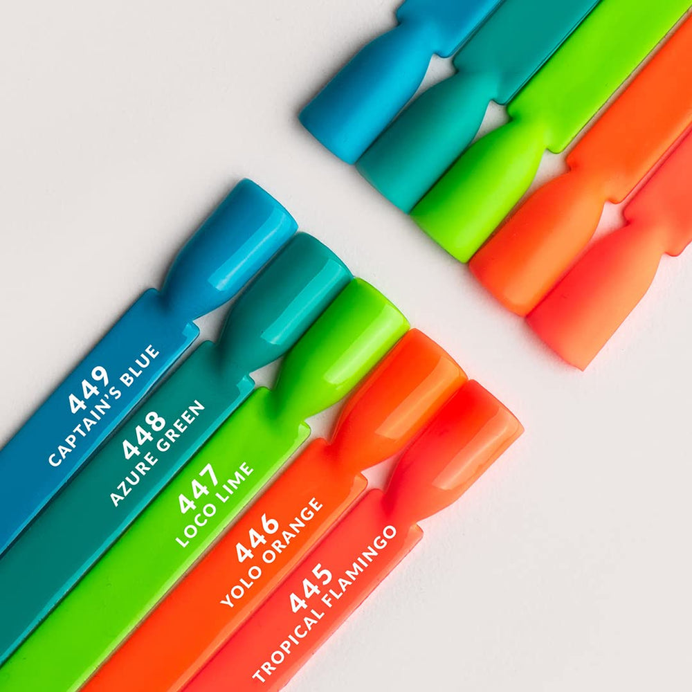 Oja UV Semilac Hybrid 447 Loco Lime 7ml Colecția Neonz