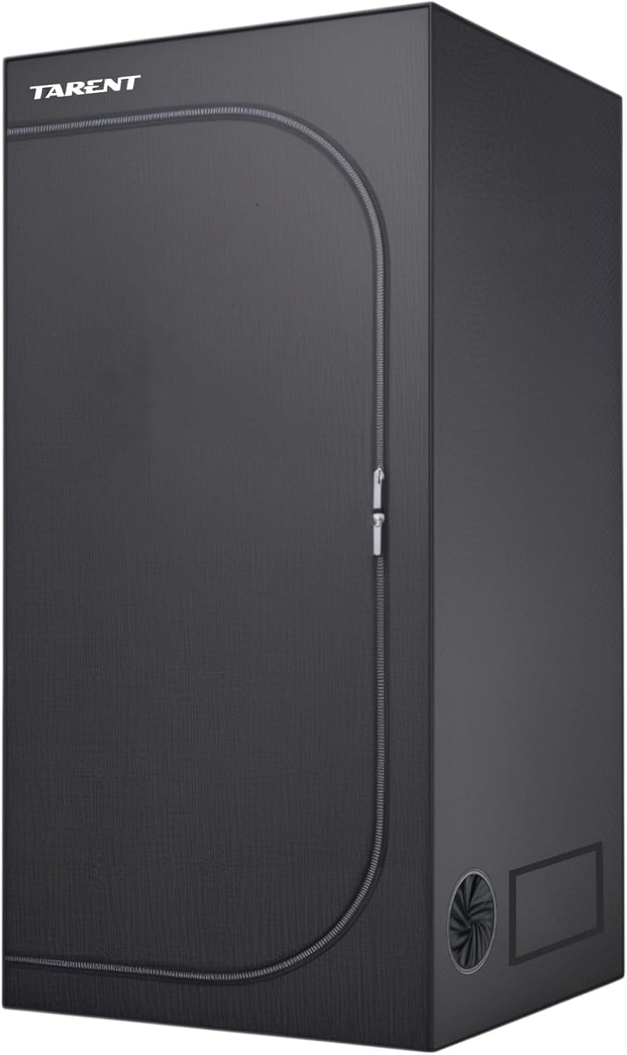 Cort de creștere 80x80x180 cm, cort de creștere cu tavă de bază detașabilă și impermeabilă, dimensiune ideală pentru hidroponie, de