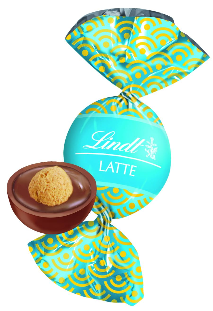 Lindt Roulette Ball Nocciolatte, ciocolată cu lapte cu umplutură de cremă de alune și alune întregi, 3000 g