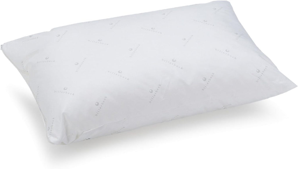 Pernă din fibre Billerbeck E21 King - 40 X 40 Cm - Pernă - Suport moale - Finisaj Aloe vera, alb Perne standard Naty Shop 040X060 Cm - Forța de susținere medie