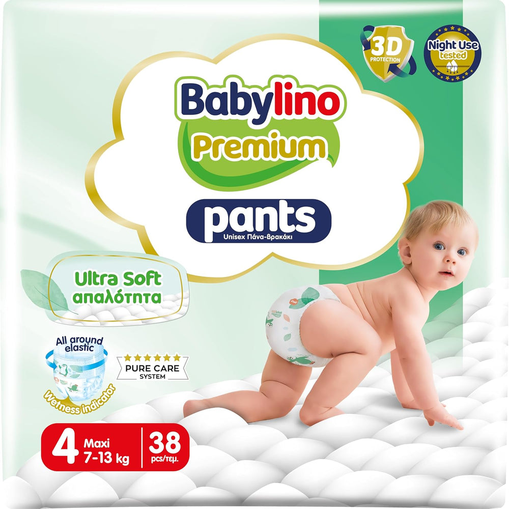 Pantaloni Premium, mărimea 7, cu filtru ultra-moale, XL Plus (15-25 kg), 28 bucăți