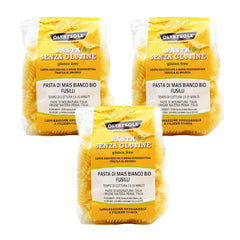 - Weiße Maisnudeln aus italienischem Bio-Mais, glutenfrei, Fusilli-Format - glutenfreie Nudeln, 100% Bio-Weißmehl, vegan, Packung mit 3 Packungen à 350 g
