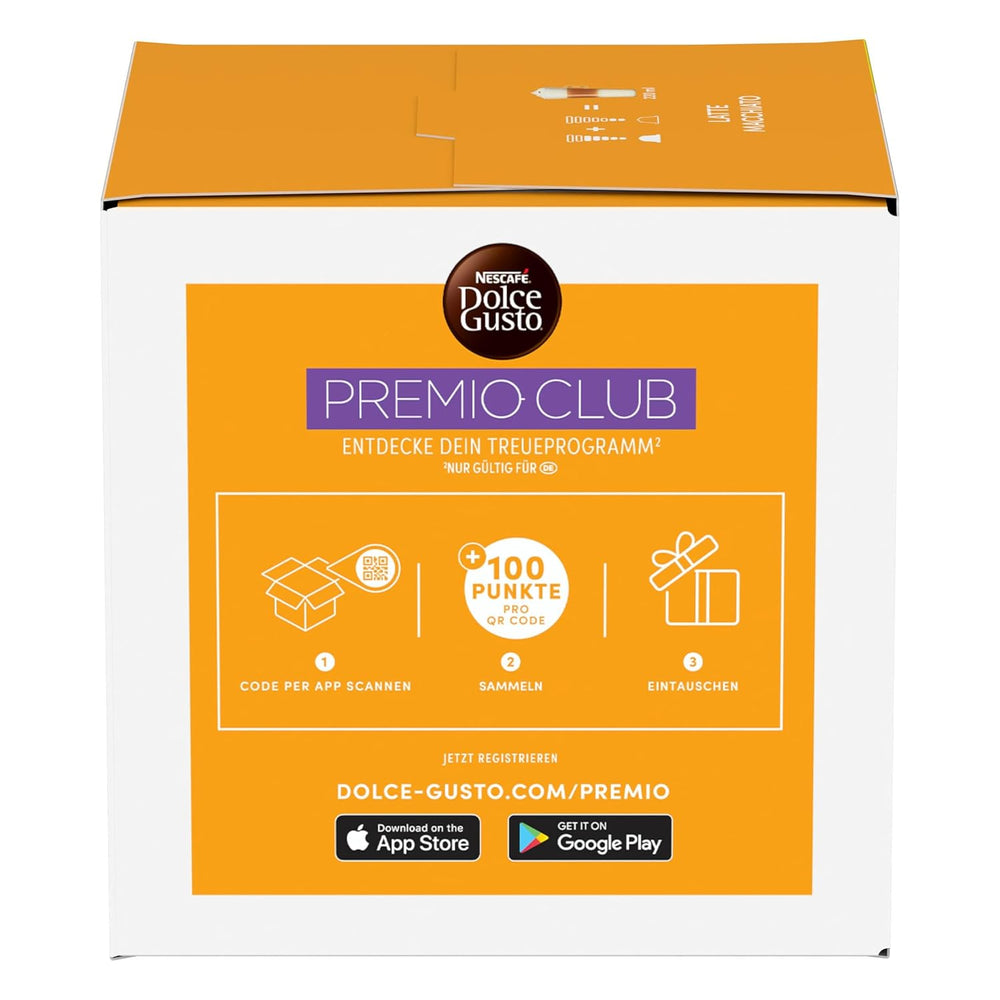 NESCAFÉ DOLCE GUSTO Latte Macchiato Kaffeekapseln 3er Pack (3 x 16 Kapseln)