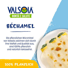 Condisoia Béchamel, Bechamel fără lactoză, Versatil în gătit, Ideal pentru vegani și vegetarieni, 6 x 200 ml