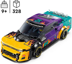 Mașină de jucărie LEGO Speed Champions NASCAR Next Gen Chevrolet Camaro ZL1; Set de construit și jucat cu mașină de curse; Cadou pentru băieți și fete cu vârsta de peste 9 ani 76935 Seturi de constructie Besuche den LEGO-Store