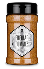 Ankerkraut Freibad Pommes, Mischung würzender Zutaten für Pommes Frites wie vom Freibad-Kiosk, Gewürzsalz, Pommesgenuss zu Hause, 320 g im Streuer