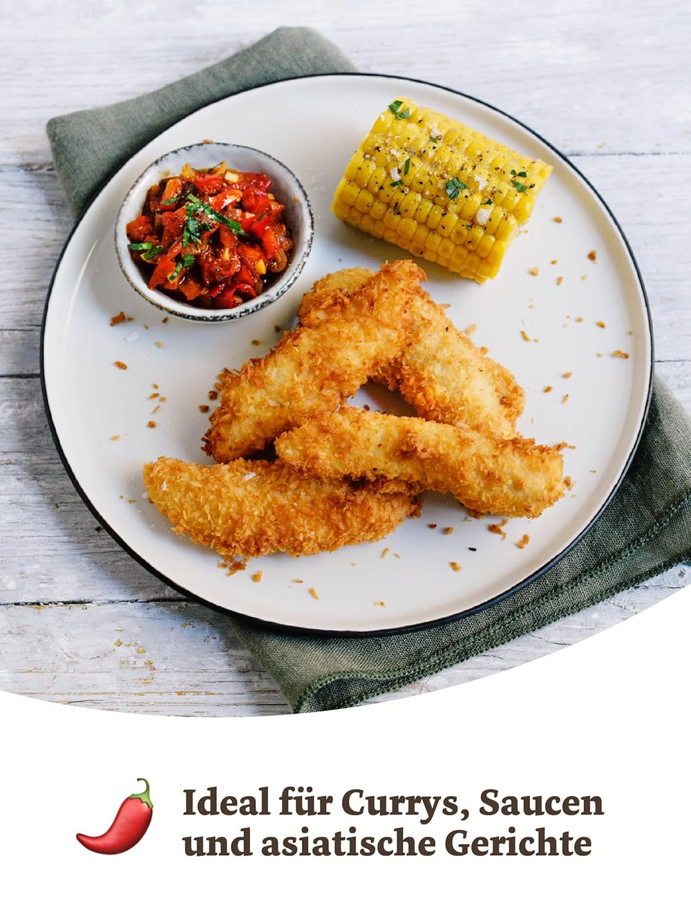 KOTÁNYI Chili Birdseye Peperoncini Mühle, scharf zum frischen Mahlen, 1er Pack (1 x 27g)