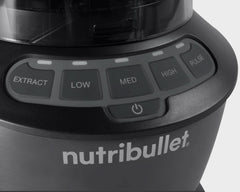 Nutribullet Full Size Blender, Elektrischer Mixer, Multifunktionaler Stabmixer, Professioneller Mixer, 1000 Watt Leistung, 1,6L Becher, Grau, NBF450DG Bucatarie Naty Shop