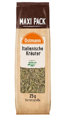 Ostmann Gewürze - Italienische Kräuter gerebelt | Mediterrane Kräutermischung zum Würzen von Tomatensauce, Gemüse- und Fleischgerichten | 25 g im Vorteilsbeutel