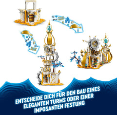 LEGO DREAMZzz 2-in-1 Turm des Sandmanns, Schloss-Spielzeug für Kinder zum Bauen, Set mit Fantasy-Tieren inklusive Spinne und Vogel, Geschenk für Mädchen und Jungen ab 9 Jahren 71477