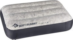 Sea to Summit - Aeros Down Travel Pillow L - Ultralight & Inflabilă - Material 10D - Pernă din puf Premium - Antiderapantă - Pentru drumeții și camping - 42 X 28 X 12 Cm - Gri - 95 G Perne calatorie Naty Shop Gri Mare