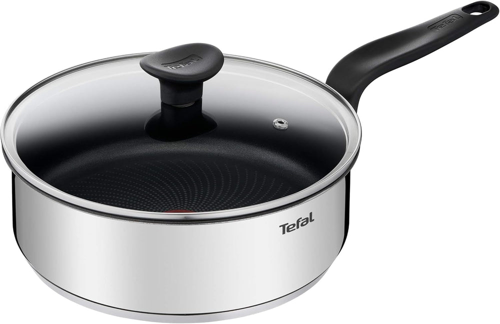 Tefal Tigaie principală 20 cm, oțel inoxidabil Cu strat antiaderent Oale si Tigai Naty Shop Acoperire antiaderentă Tigaie pentru fiert 24 Cm