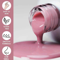 Set de ojă cu 4 piese - Oja pe bază de apă cu uscare rapidă și durabilă - Oja pentru design unghii DIY (set de 4 piese, stil nud, normal)