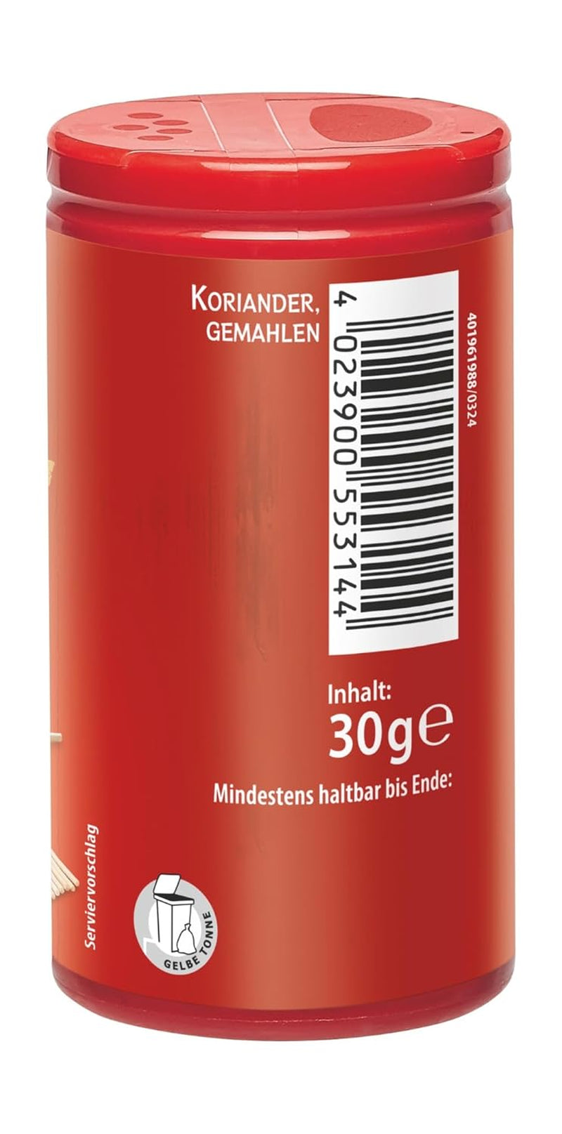Bamboo Garden - Koriander gemahlen | Vegan, natürliche Zutaten | 30 g in der Dose