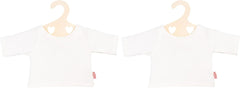 Heless 2956 - T-Shirt für Puppen in Weiß, Größe 35 - 45 cm