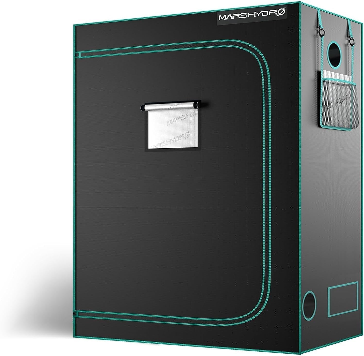 Cort de creștere MARS HYDRO 60x60x140cm, Cort de creștere pentru interior, Corturi de creștere din Mylar reflectorizante pentru hidroponie, Tavă inferioară detașabilă, pentru spațiu de creștere a plantelor