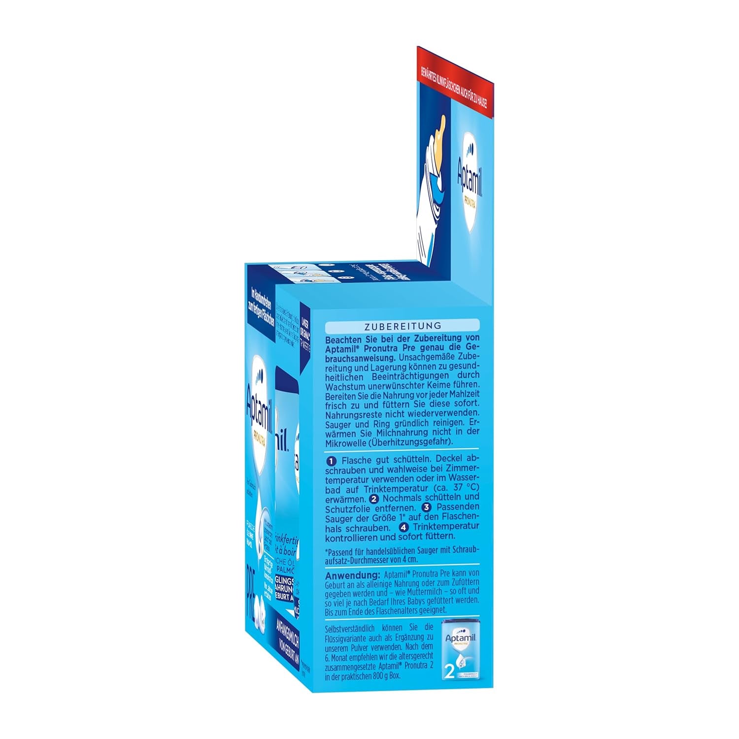 Aptamil Pronutra-ADVANCE PRE, trinkfertig, 4x2x90ml (Packung mit 4)