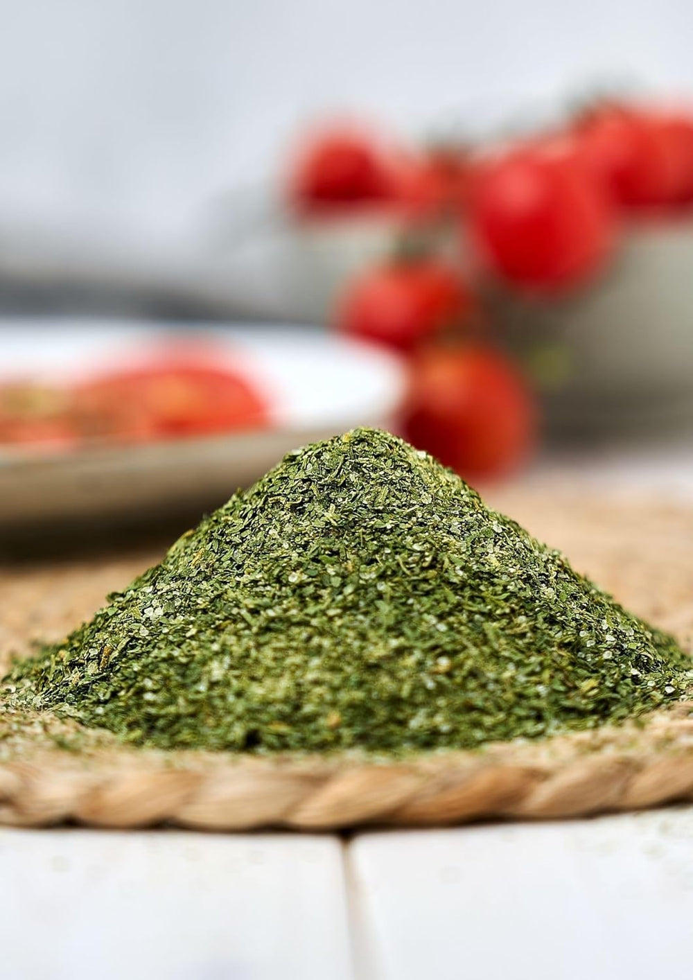 Fuchs Gewürze - Tomaten Gewürz - Gewürzsalz für Tomatenbrot, Frühstücksei oder Steak - natürliche Zutaten - 90 g in wiederverwendbarer, recyclebarer Dose