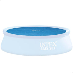 Prelată solară pentru piscină Intex - Prelată solară - Ø 457 cm - Pentru piscine cu montare ușoară și cadru, Albastră