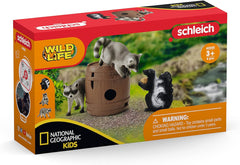 Schleich 42532 Fun around the nut , De la 3 ani, WILD LIFE - Set de joacă, 6 piese Action figures Naty Shop Noi ambalaje