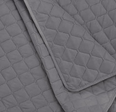 Amazon Basics cuvertură supradimensionată cu relief, 170 X 210 cm, model de diamant gri închis Paturi si Cuverturi Besuche den Amazon Basics-Store