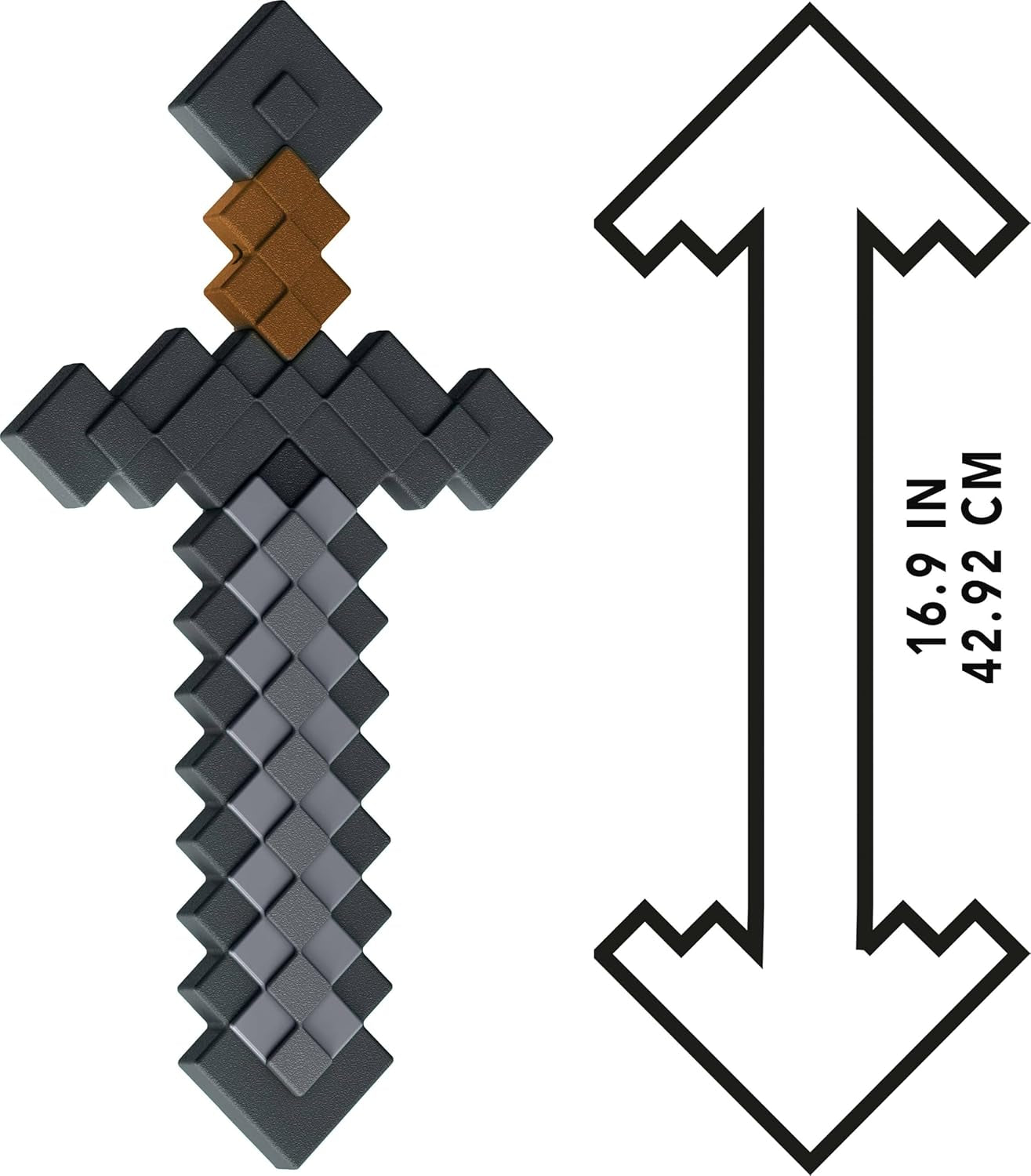 Colecția de accesorii pentru jucării Mattel Minecraft Battle în design pixelat pentru jocuri de rol (stiluri diferite), JCV19, [Multicolor] Action figures Naty Shop