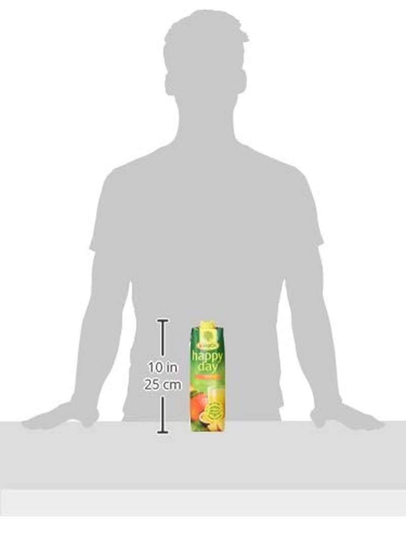 Rauch Happy Day Mango | Băutură rafinată cu fructul pasiunii | O mulțime de vitamina C | 6 x 1 litru, Tetra Prisma Naty Shop