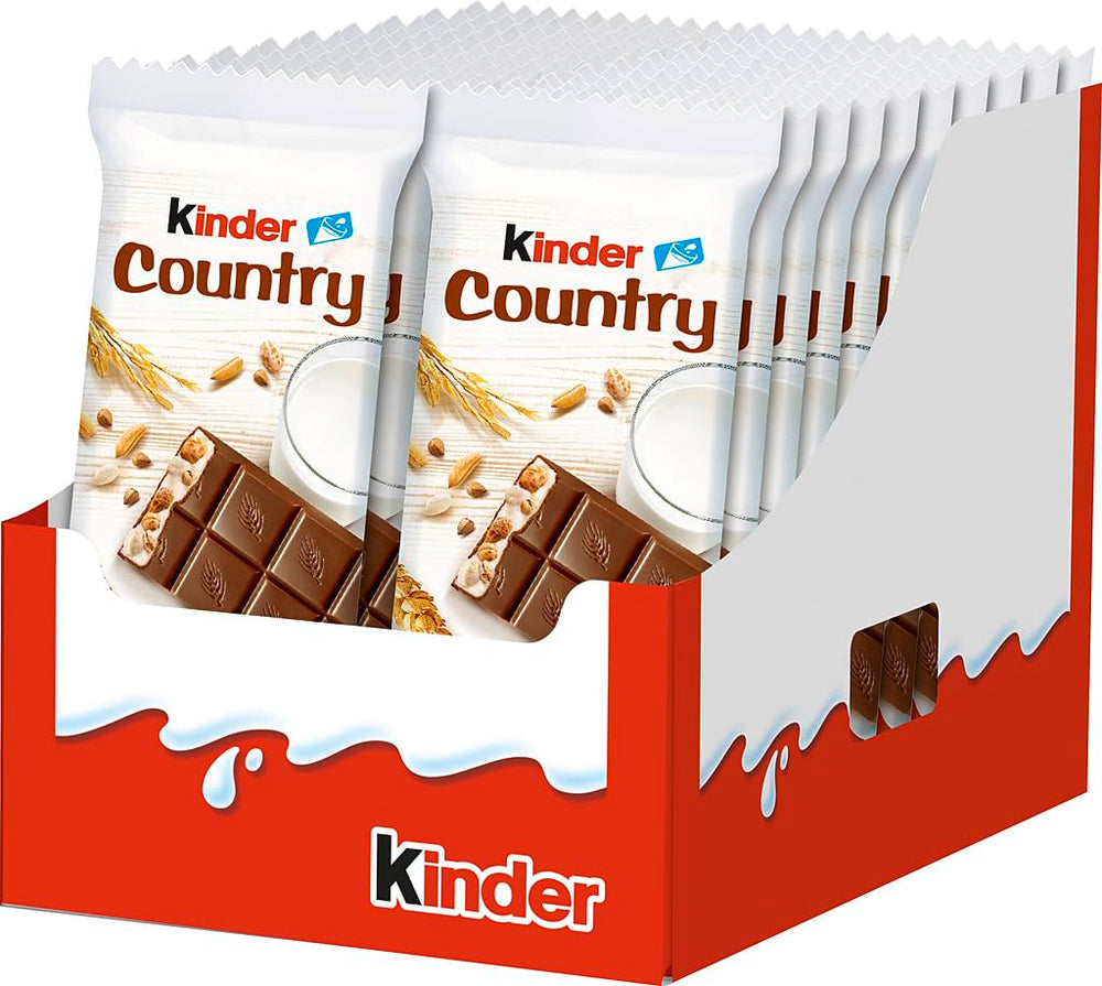 Batoane Kinder Country, 9 batoane, 212 g