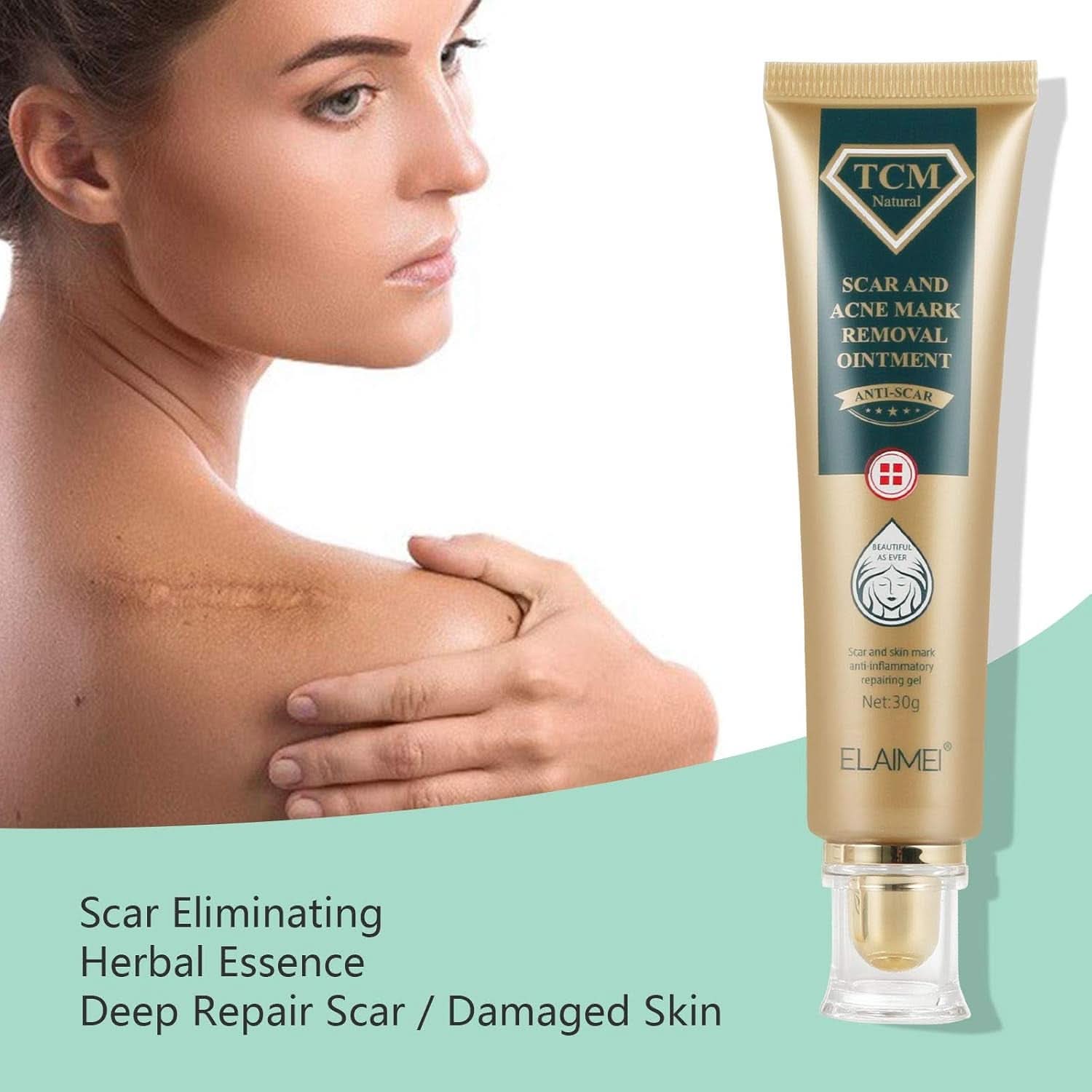 Gel pentru cicatrici, 30g Cosmetice si Infrumusetare Naty Shop