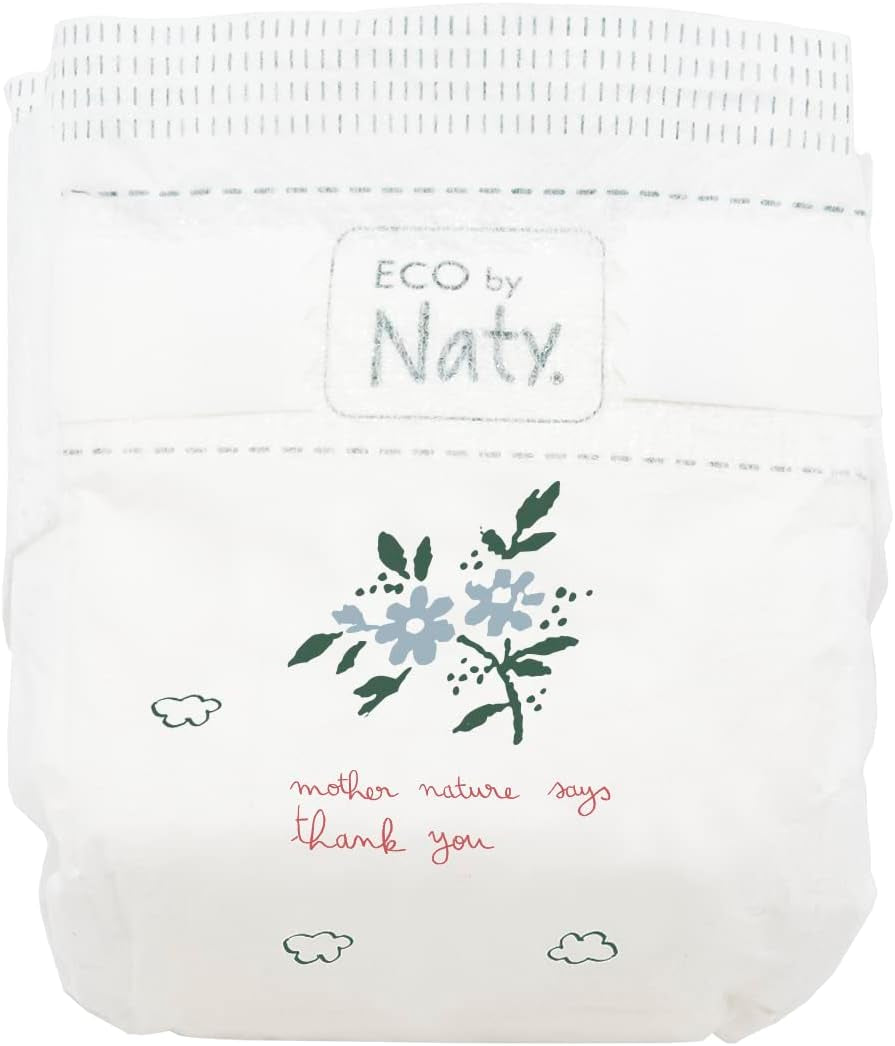 Scutece de unică folosință Eco by Naty Premium pentru piele sensibilă, mărimea 5, 11-25 kg, (1 x 22 bucăți)
