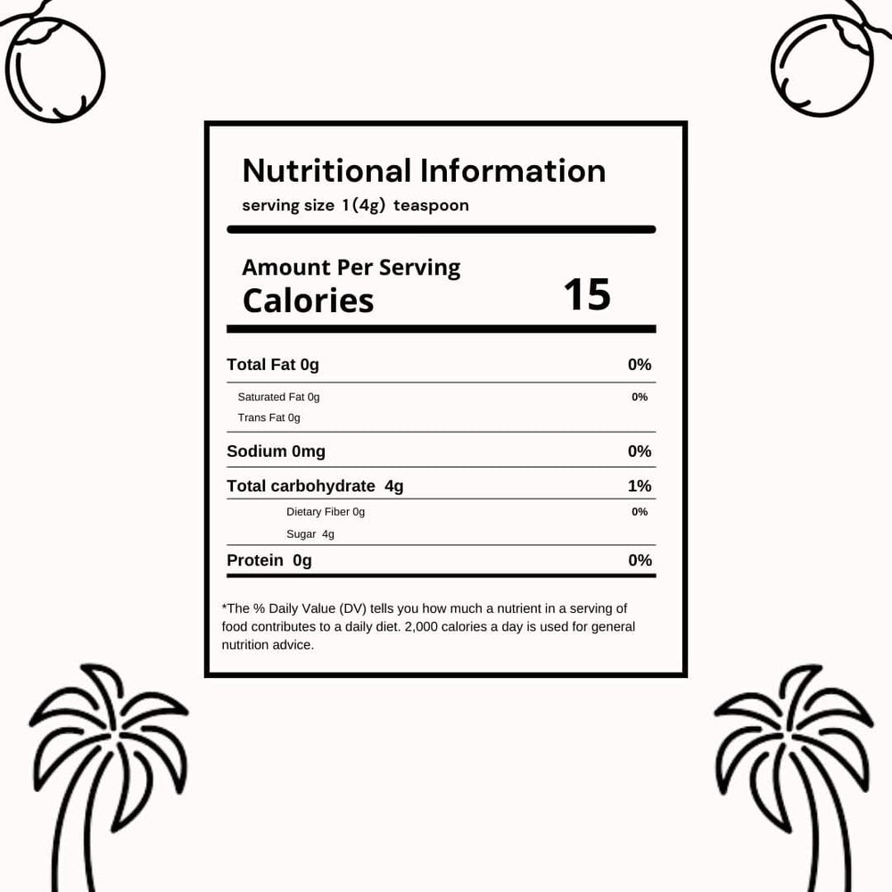 SVATV Pudră de zahăr brun de palmier, 227 grame Indulcitori Naty Shop