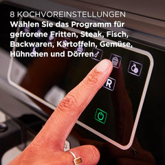 Kenwood Khealthy Twin Airfryer, 8L (2X4L), cameră dublă, 8 programe, funcție Dual Cook & Sync Finish, ecran tactil Electrocasnice Naty Shop